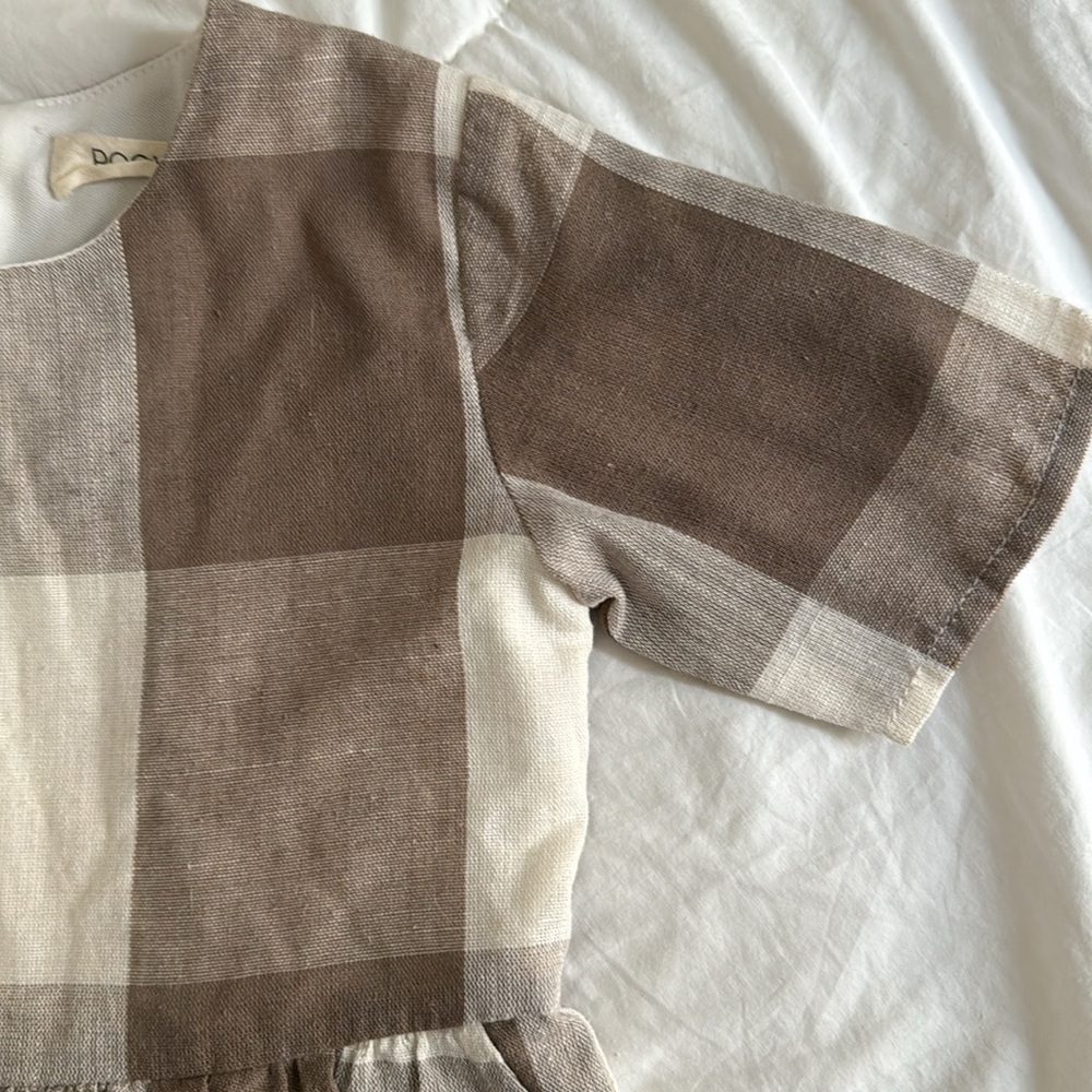 Roolee Kids Buffalo Check Dress - Picture 3 of 8